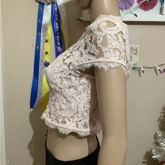 Adrianna papell crop top💗 - Picture 5 of 8